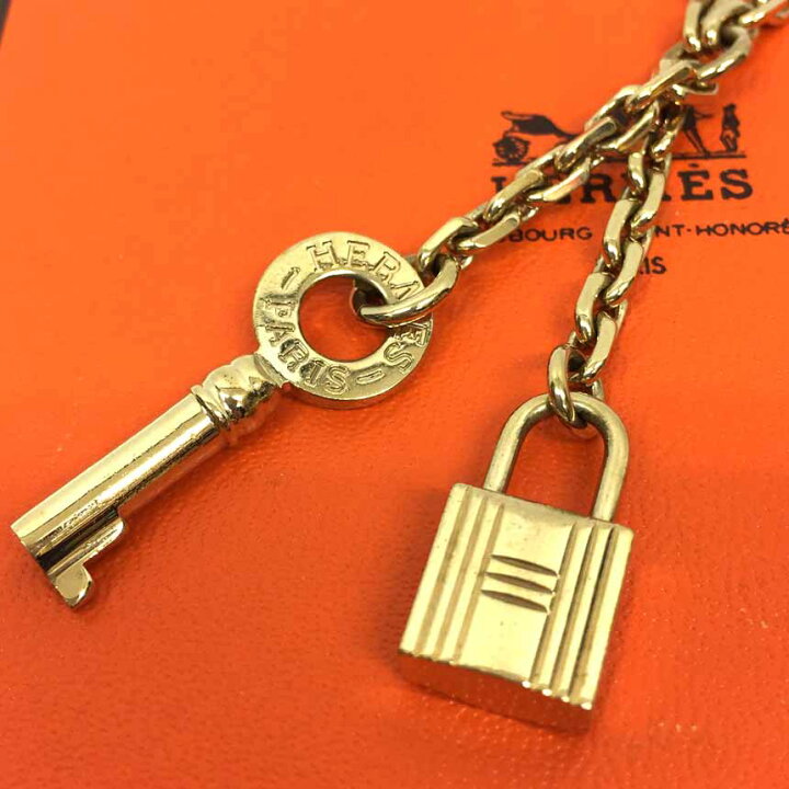 楽天市場】レア物 希少 エルメス HERMES カデナ＆キー スカーフリング  