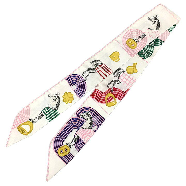 楽天市場】HERMES エルメス ツイリースカーフ GARDE ROBE POP  