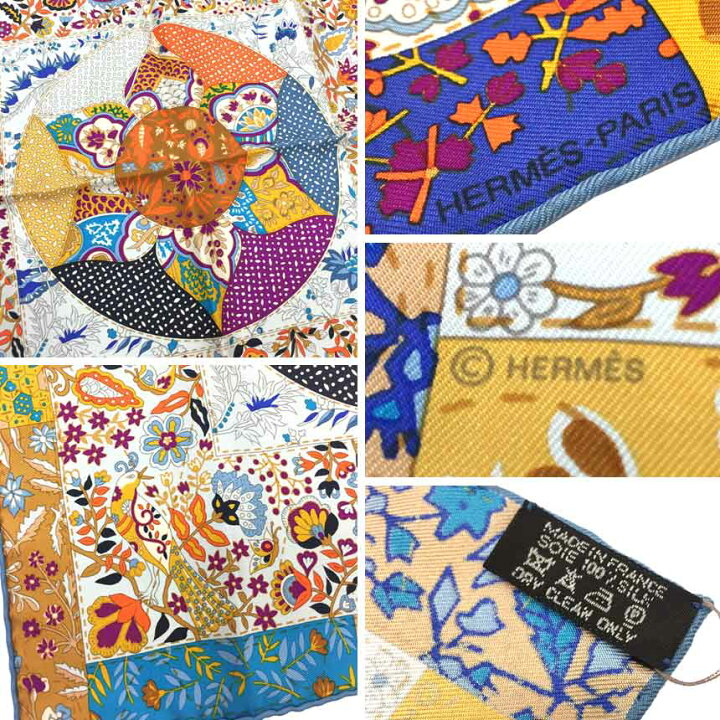 楽天市場】レア物！稀少品！HERMES エルメス スカーフ カレ45 