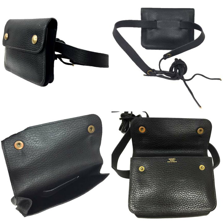 楽天市場】エルメス HERMES ポシェットグリーン ウエストポーチ 
