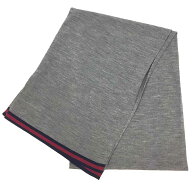ゆうパケット発送　全国送料無料　GUCCI　グッチ　マフラー　ウール　グレー　メンズ　レディース　ユニ…