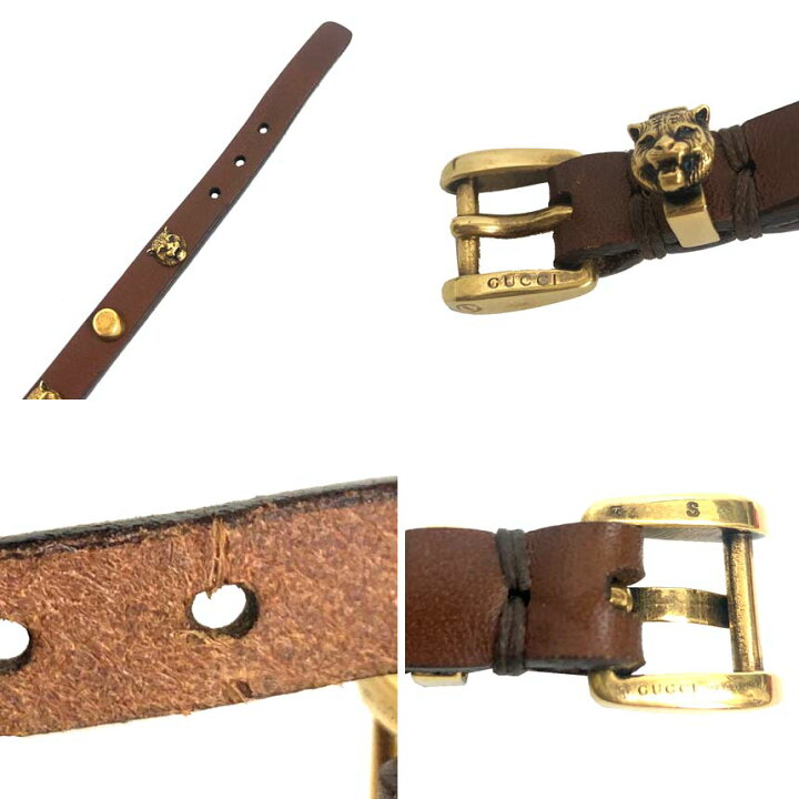楽天市場】レア物 希少 グッチ GUCCI キャットヘッド ブレスレット  