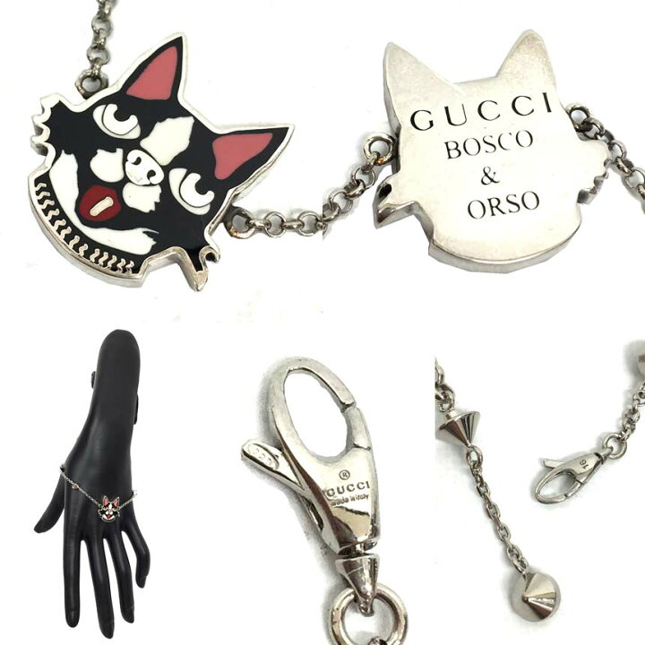 楽天市場】セール レア物 グッチ GUCCI BOSCO＆ORSO ブレスレット  