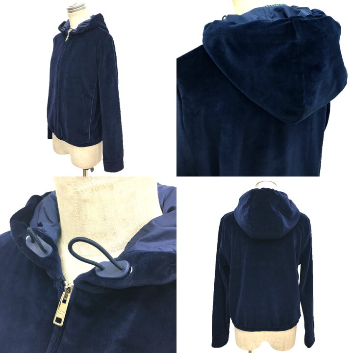 PRADAプラダベロアパーカーレディースSサイズaq9579 