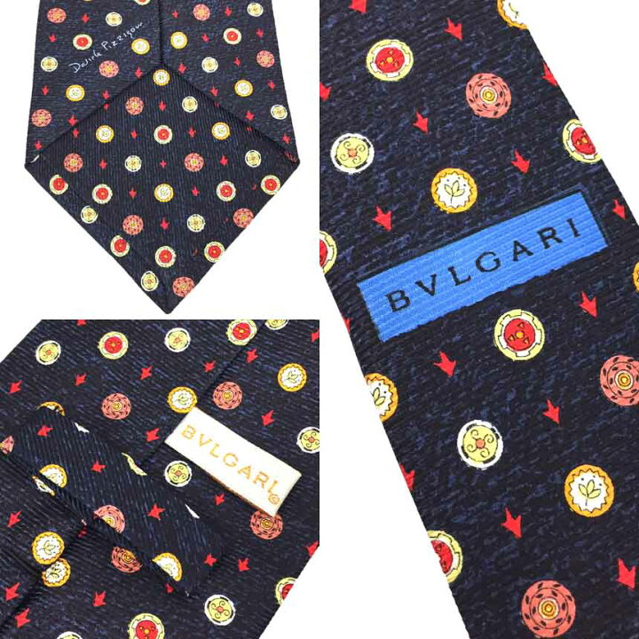 楽天市場】ゆうパケット発送 全国送料無料 BVLGARI ブルガリ ネクタイ 