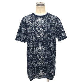 Dior　ディオール　Tシャツ　クルーネック　半袖　923J611A0549　トワル ドゥ ジュイ　Toile de Jouy　メンズ 　サイズXS　ネイビー【新古品】【美品】【中古】aq9507