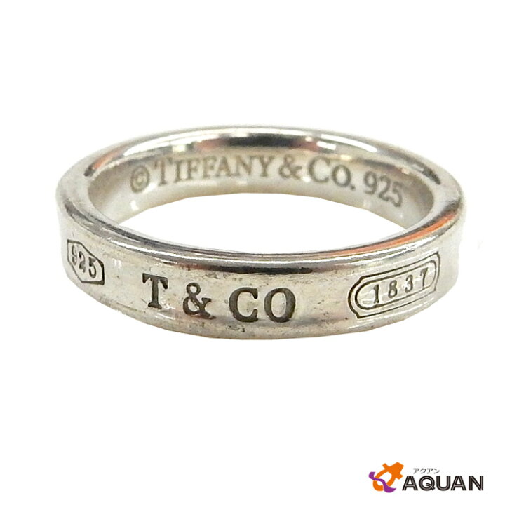 楽天市場 Tiffany Co ティファニー17リング シルバー925 11号シルバー 中古 男女兼用アクセティファニー アクセサリー リング 6310 ブランド 着物館アクアン京や