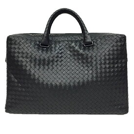 ボッテガヴェネタ BOTTEGA VENETA イントレチャートレザー ビジネスバッグ 2WAY 354386 VQ131 本革 編込み メンズ 男性【美品】【中古】ボッテガヴェネタ バック メンズ aq11640