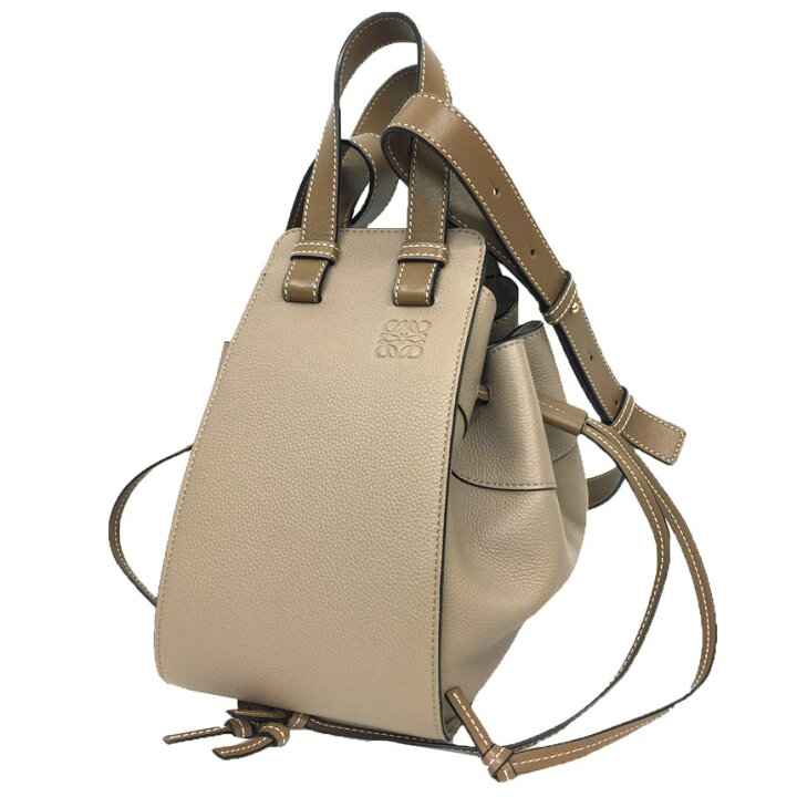 楽天市場】LOEWE ロエベ コンパクト ドローストリング ハンドバッグ 