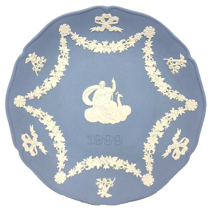 楽天市場】WEDGWOOD ウェッジウッド ジャスパー イヤープレート 1999 