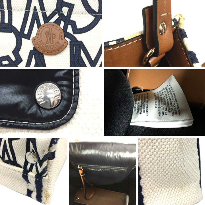 楽天市場】MONCLER モンクレール 2WAY トートバッグ ショルダーバッグ 