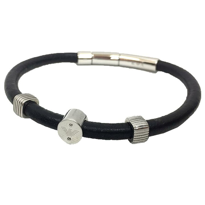 楽天市場】エンポリオ アルマーニ EMPORIO ARMANI レザー ブレスレット 