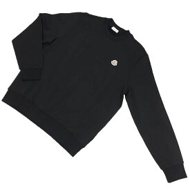 MONCLER　モンクレール 　スウェット　XLサイズ　I10918G00053809KR 　コットン　ブラック　BLACK　黒【新古品】【未使用】【中古】MONCLER　トップス aq9464