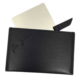 SAINT LAURENT 　サンローラン　レザーケース付きハンドミラー　鏡　手鏡　コンパクトミラー【美品】【中古】YSL　小物　aq6233