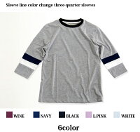 Tシャツ,7分袖,Tシャツ,カットソー,メンズファッション,七分丈