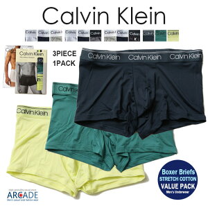 �J���o���N���C�� �{�N�T�[�p���c ���[���C�Y Calvin Klein CK Mens UnsderWear Cotton Stretch 3-pack �O�� 3���g S M L�T�C�Y ���̓� �M�t�g �o�����^�C�� �v���[���g