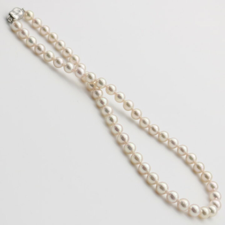 新品 あこや真珠 パールネックレス用ロット ナチュラル7.5-8mm kr3