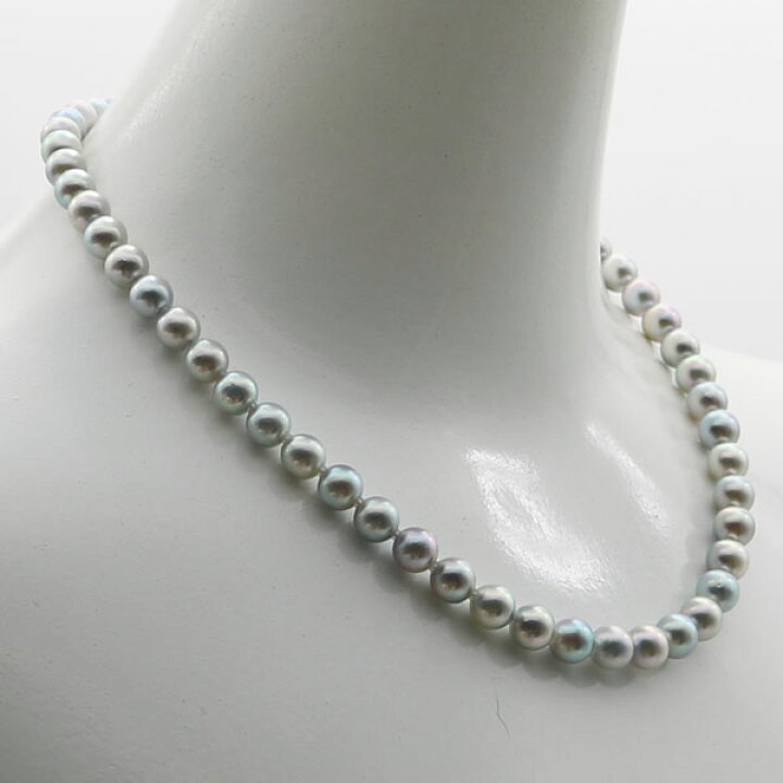 楽天市場】真珠 ネックレス あこや真珠 パール ネックレス 7.5mm-8mm 