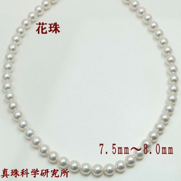 楽天市場】真珠 パール ネックレス あこや真珠 パールネックレス 7.5mm 