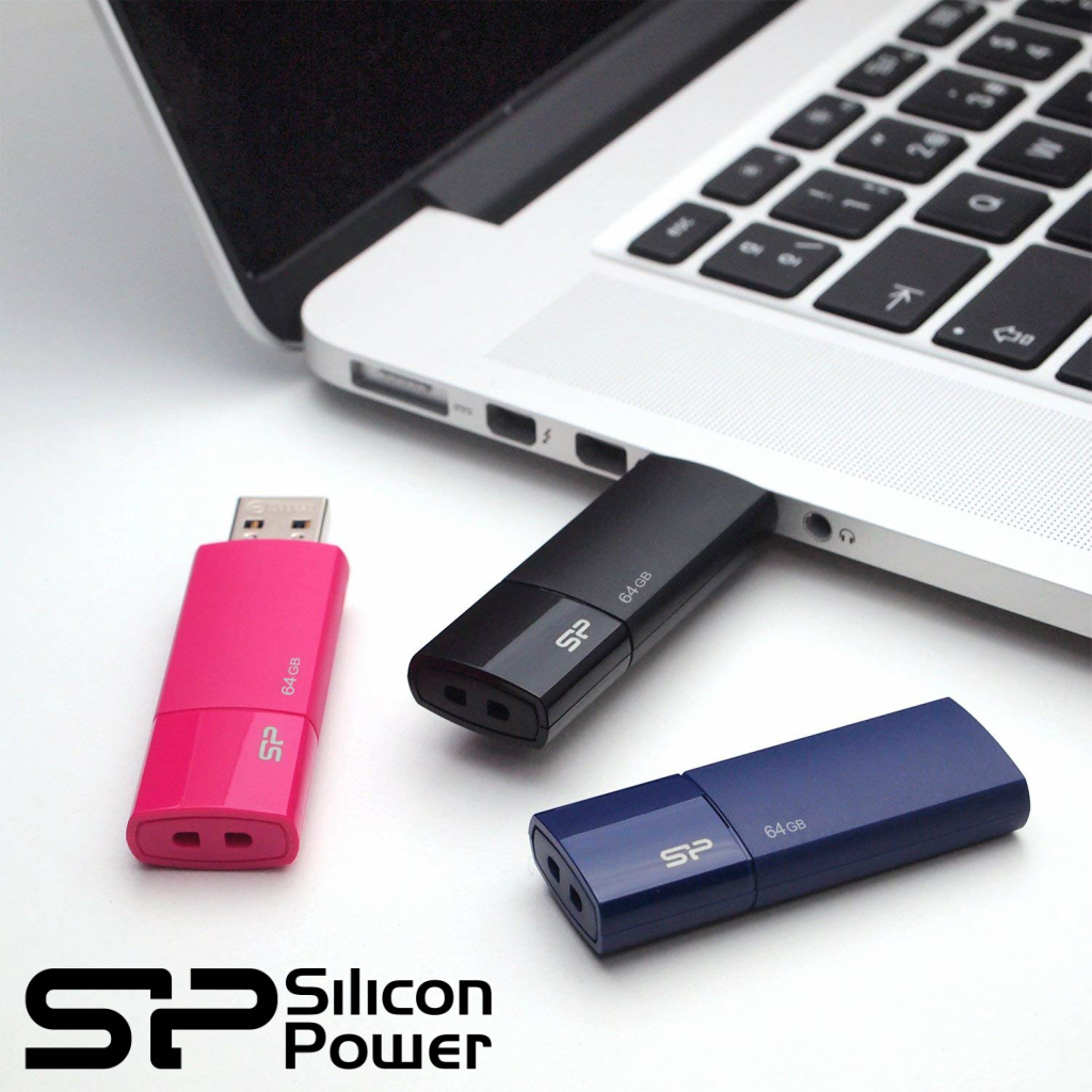 おしゃれでスタイリッシュなUSBメモリ 送料込 USBメモリー 64GB 永久保証 U05 セール 登場から人気沸騰 超安い シリコンパワー Ultima