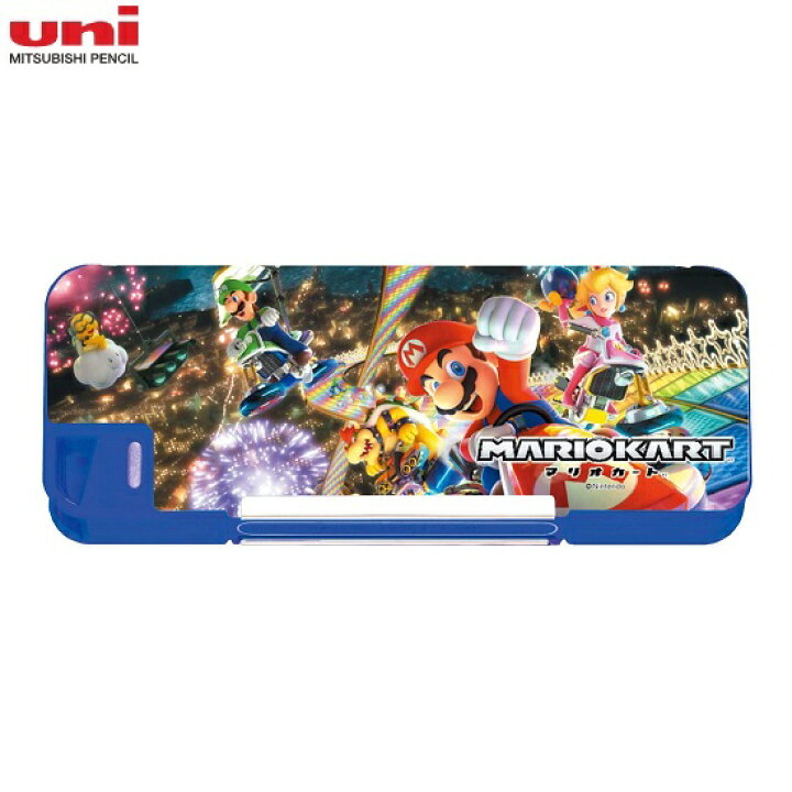 楽天市場 スーパーマリオ マリオカート キャラクター 筆箱 両面 ペンケース 男の子 小学生 大容量 マグネット 三菱鉛筆 アルマジロ 楽天市場店