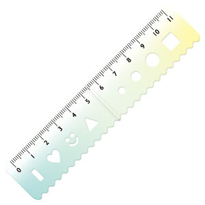 しおり 栞 ブックマーク ブックマーカー テンプレート マグネット クリップ 定規 11cm かわいい おしゃれ はかれるしおり