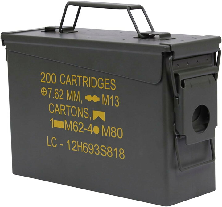 楽天市場】新品☆米軍実物弾丸ケース U.S.ARMY AMMO BOX☆MILITARY☆S 