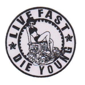 LIVE FAST DIE YOUNG�@���b�y���@�A�b�v���P�@�A�����b�y��