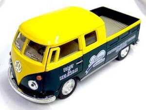KiNSMART �t�H���N�X�E���[�Q�� ���[�Q���o�X �s�b�N�A�b�v �f���o���[ 1/34�@1963 VW Bus Double Cab Pickup Delivery