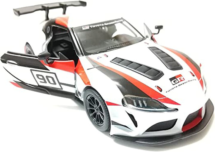 Kinsmart キンスマート社製 TOYOTA GR Supra Racing トヨタ・スープラGR 1 36 プルバックミニカー ダイキャスト製 1 32ダイキャストモデルミニカー アライバル店