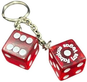 [UNITE�@ENTERPRISE] TWIN DICE KEYRING �yRED�z/ ���b�h �_�C�X �T�C�R�� �L�[�z���_�[ �L�[�`�F�[�� �L�[�����O ���X�x�K�X �A�����J���G�� ���y�Y [���s�A���i]
