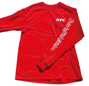 KFC LONG SLEEVE TEE-RED�@����T�@RED�@���b�h�@���I�ׂ�3�T�C�Y��