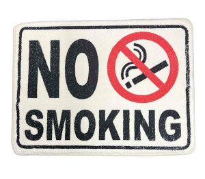 FLOOR SIGN MAT�@NO SMOKING�@�։�