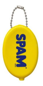 COIN CASE/SPAM LOGO-YELLOW/���o�[�R�C���P�[�X �X�p�� ���S �C�G���[