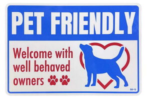 Sign Sticker TC XebJ[@PET FRIENDLY@ybgth[
