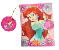 ディズニー　プリンセス（アリエル三つ折り財布）ビニールウォレット　財布