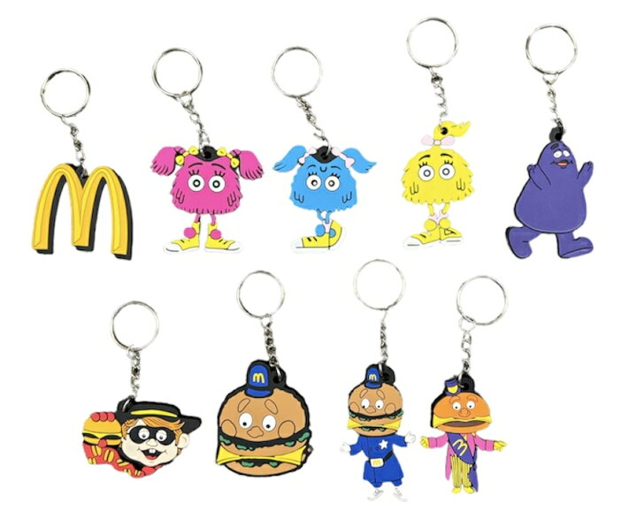 楽天市場】ラバーキーホルダー【McDonald】マクドナルド マック キー 