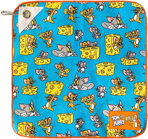 丸眞 ゴルフタオル トムとジェリー チーズオブチーズ クラブタオル ボールタオル マイクロファイバー カラビナ付き 吸水 キャラクター