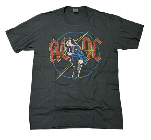 MUSIC TEE ���yT-�V���c�@AC/DC BACK IN BLACK TOUR USA 1980�@���b�NT
