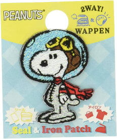 ミノダ SNOOPYミニワッペン ASTRONAUT SNOOPY S02Y9458
