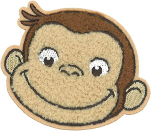 ミノダ おさるのジョージ CGTV ワッペン大 フェイス U01Y2082