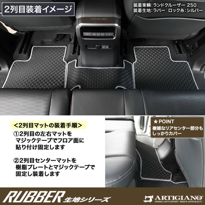 楽天市場】【セール対象】ランドクルーザー 250 フロアマット 7人乗 
