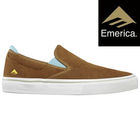 スケートボード エメリカ 2023 EMERICA WINO G6 SLIPON BROWN/BLUE