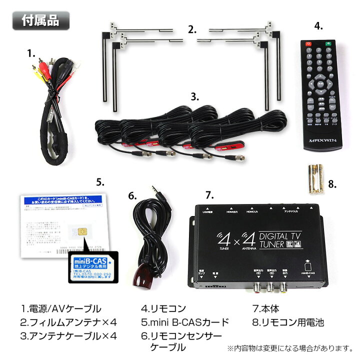 楽天市場】地デジチューナー フルセグ HDMI入力出力機能付 FT44H 
