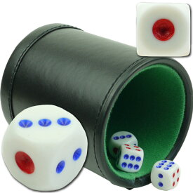 本格カジノ ダイスカップ ダイス5個付 プライムポーカー 遊べるダイスゲーム 楽しいダイスゲーム カジノ サイコロ ゲーム Ag034