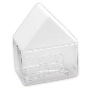 お家の形のスパイスケース 白色 塩入れ 磁石付 冷蔵庫などにくっつく 収納性抜群 おしゃれなケース Ha179