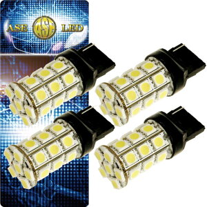 �o�C�N�pT20�V���O����LED�o���u27�A�z���C�g4�� 3ChipSMD T20 LED�o���u ���P�xT20 LED�o���u ���邢T20 LED�o���u �E�F�b�W�� as53-4