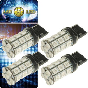�o�C�N�pT20�V���O����LED�o���u27�A�A���o�[4�� 3ChipSMD T20 LED�E�C���J�[ ���P�xT20 LED�o���u�E�C���J�[ ���邢T20 LED�o���u�E�C���J�[ �E�F�b�W�� as54-4