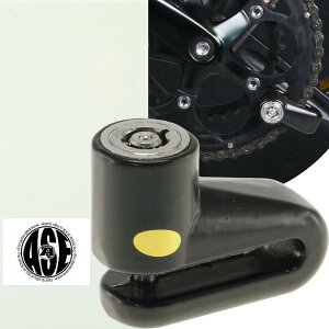 自転車盗難防止ディスクロック黒 自転車盗難防止用ディスクロック 簡単取付けディスクロック カラフルディスクロック as20090