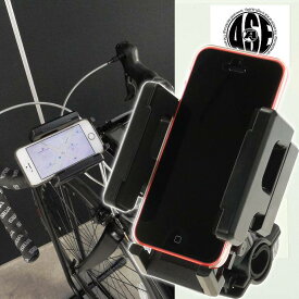 自転車用スマートホンホルダー iPhone7など挟める自転車スマホホルダー 有ると便利自転車スマホホルダー 取付簡単自転車スマホホルダー as20107